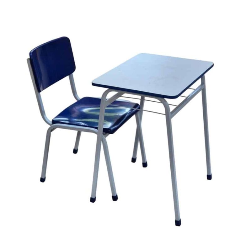 Conjunto Escolar Aramado Misto – Mesa + Cadeira em Resina (Ensino Fundamental)