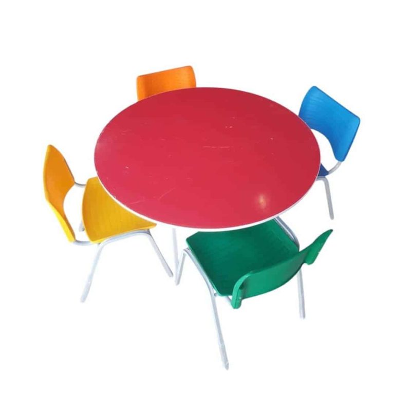 Conjunto Mesa com 4 cadeiras ISO CL034